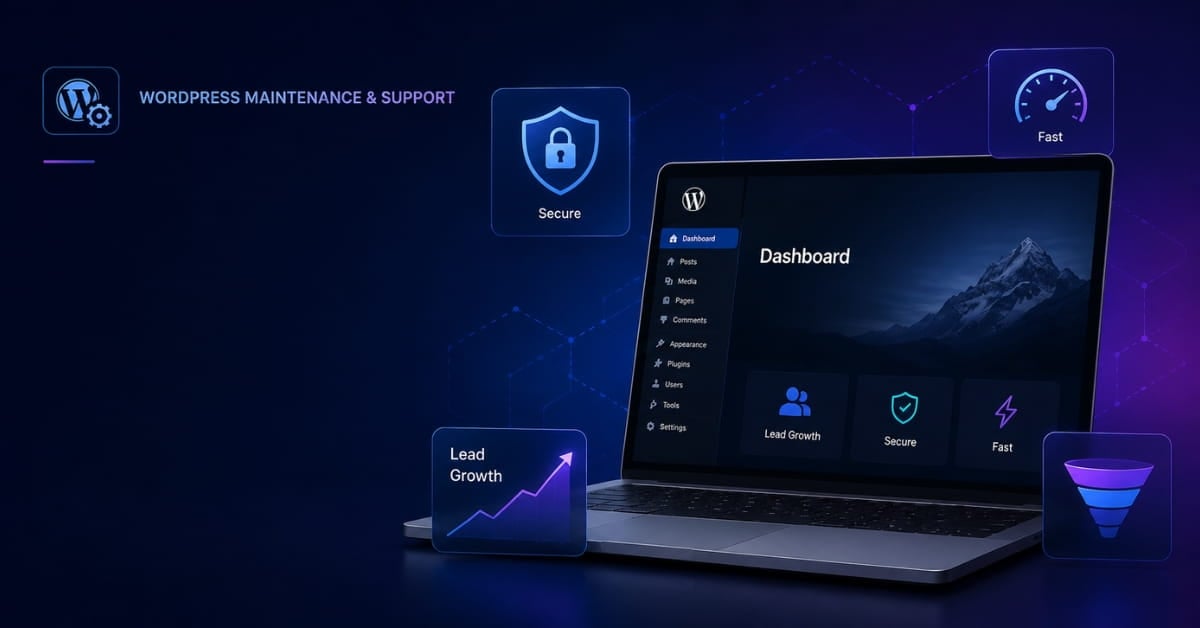 WordPress Maintenance That Improved Speed, Security, and Leads