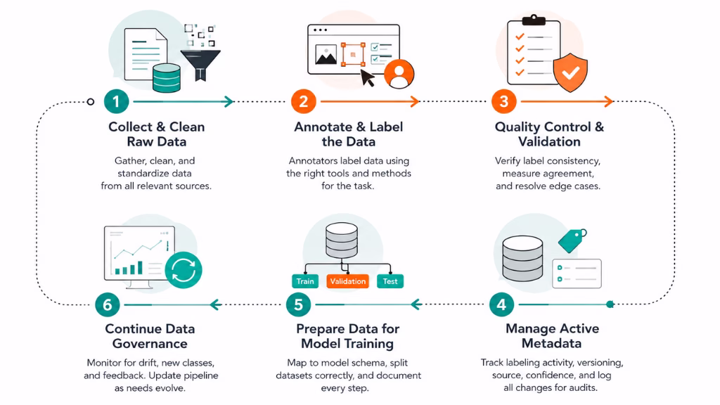 How Does Data Labeling Work? (Step-by-Step Workflow for Modern AI)
