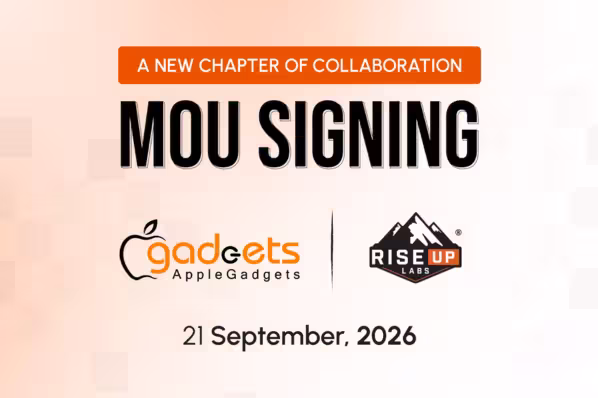 Riseup Labs Signs MoU with Apple Gadgets for Employee Benefits Partnership - Thumbnail