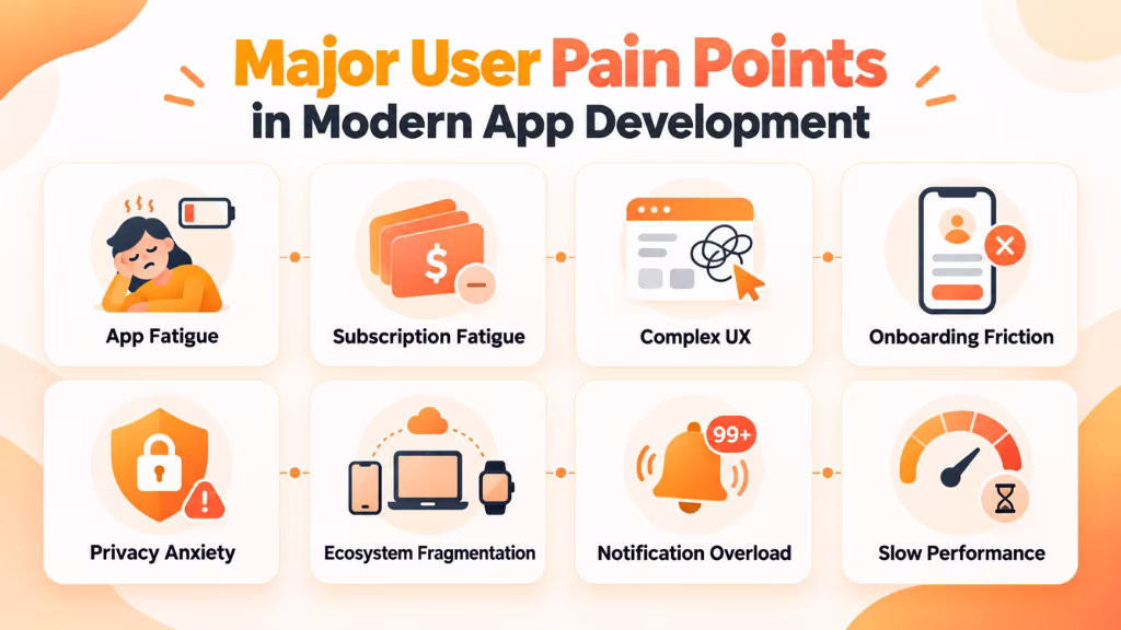 Major User Pain Points in Modern App Development